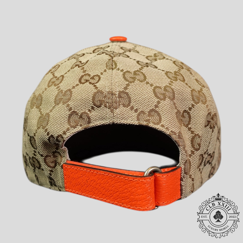Gucci x the North Face Hat in Camel / Orange