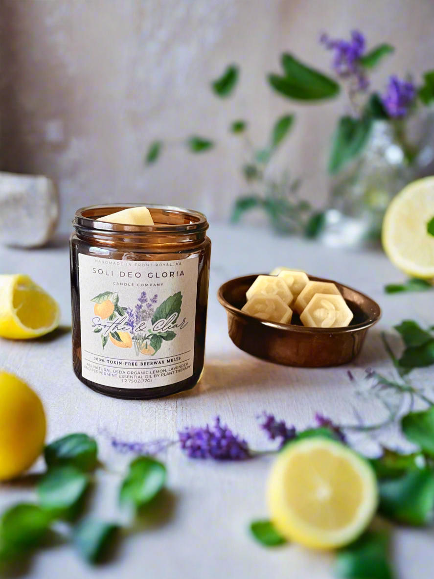 Soothe & Clear | Sinus Relief Beeswax Candle