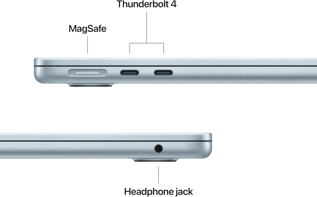 Apple 2026 MacBook Air 13-inch Laptop with M5 chip: Built for AI, 13.6-inch Liquid Retina Display, 24GB Unified Memory, 1TB SSD, 12MP Center Stage Camera, Touch ID, Wi-Fi 7; Sky Blue