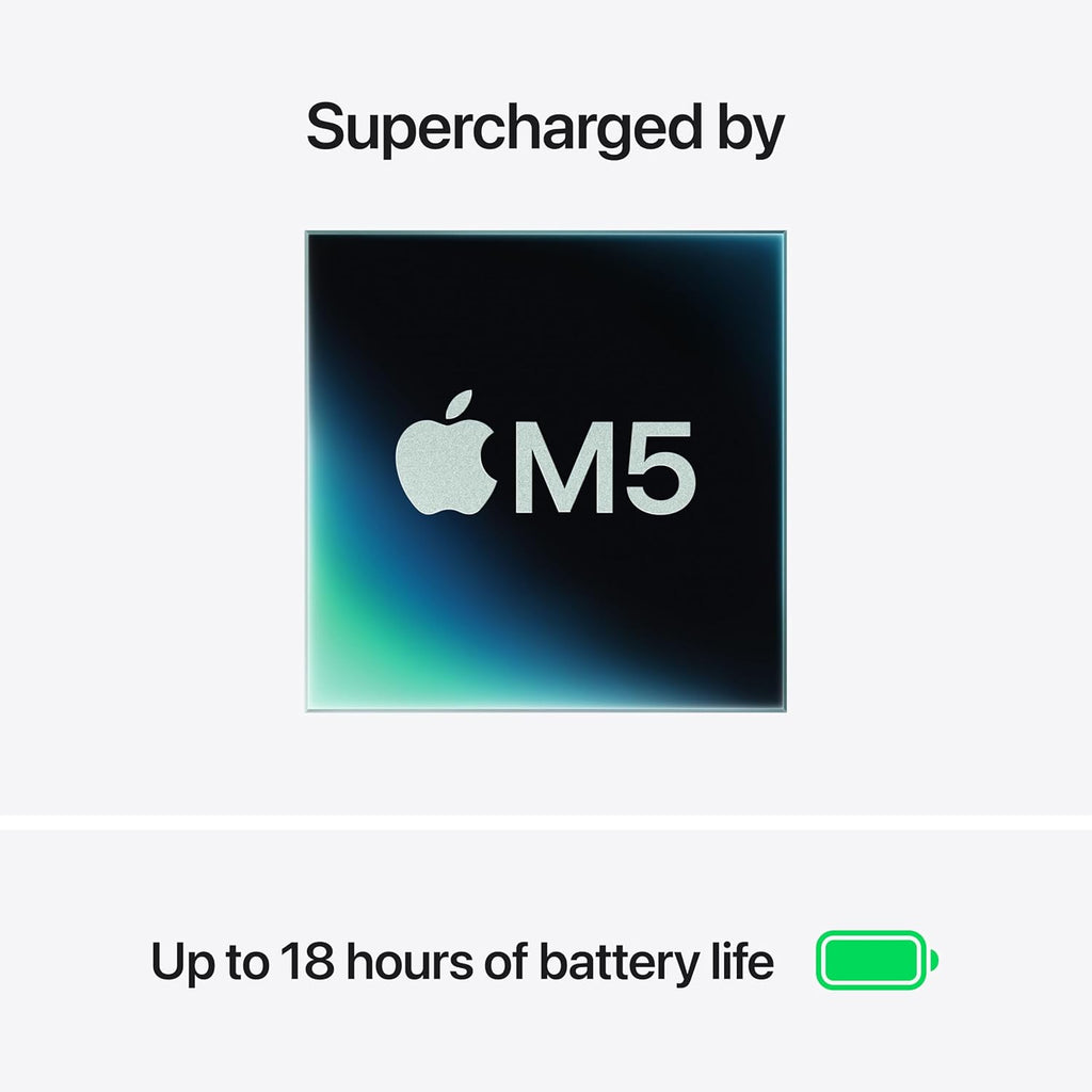 Apple 2026 MacBook Air 13-inch Laptop with M5 chip: Built for AI, 13.6-inch Liquid Retina Display, 24GB Unified Memory, 1TB SSD, 12MP Center Stage Camera, Touch ID, Wi-Fi 7; Sky Blue