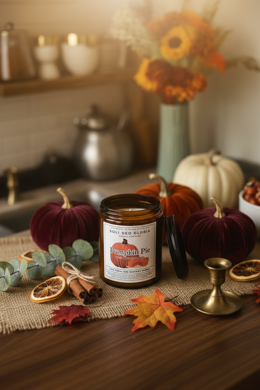 Fall & Winter Beeswax Candle Bundle | 4 Pack