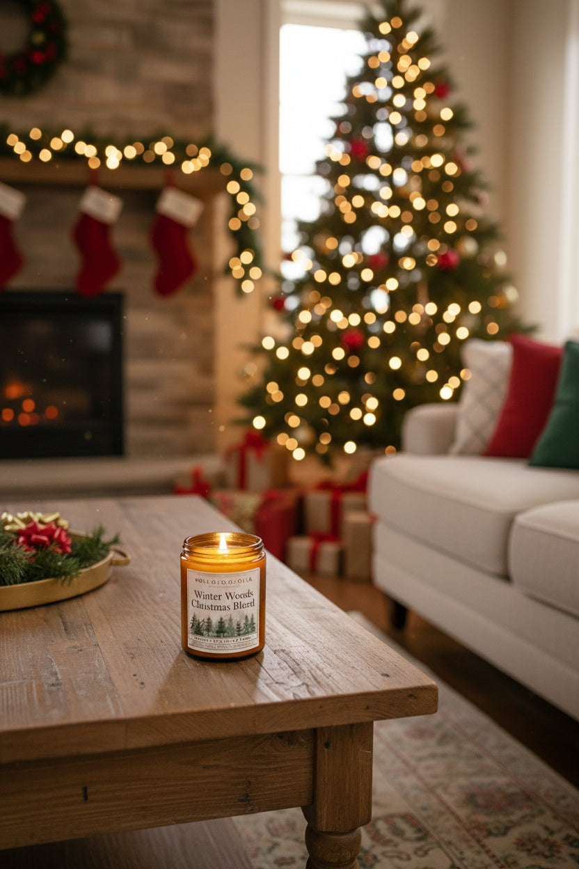 Winter Essentials Beeswax Gift/Starter Set | 3 Seasonal Candles, Wick Trimmer & Lighter