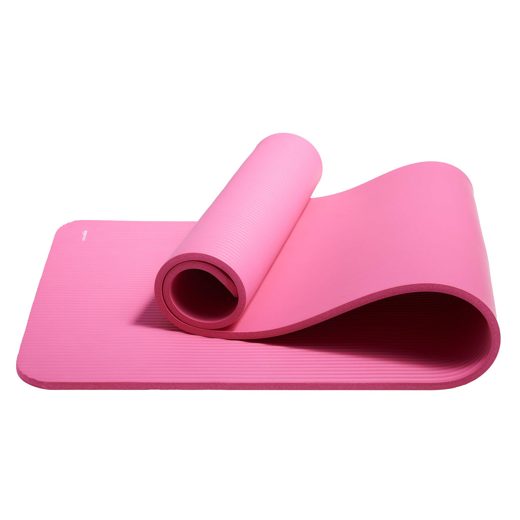 Amazon Basics Extra Thick Exercise Yoga Mat with Carrying Strap