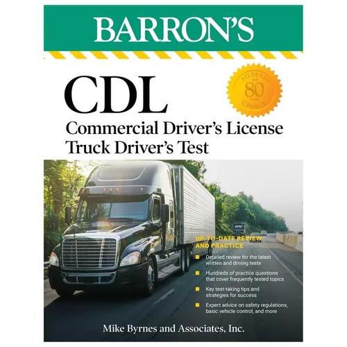CDL: Commercial Driver's License Truck Driver's Test, Fifth Edition: Comprehensive Subject Review + Practice - Paperback