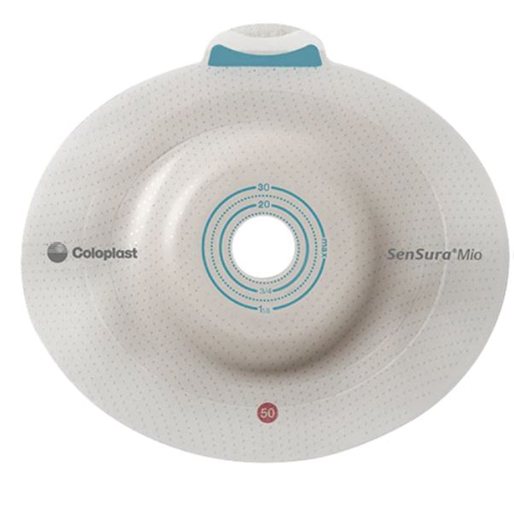 SenSura® Mio Click Deep Convex Ostomy Barrier, 21 mm Stoma Opening, Red Match 16953