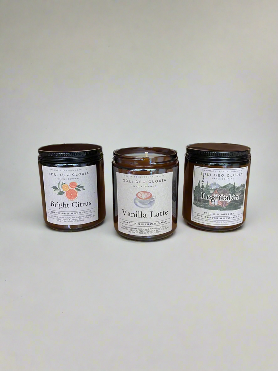 Cozy Classics Bundle | Hand-Poured 100% Beeswax Candle Gift Set