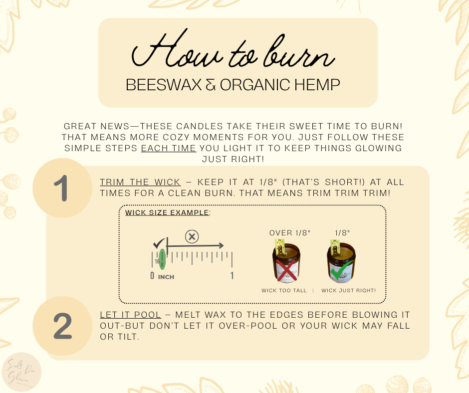 Seasons Changing Bundle Gift Set | 2 Beeswax Candles with Organic Essential Oil