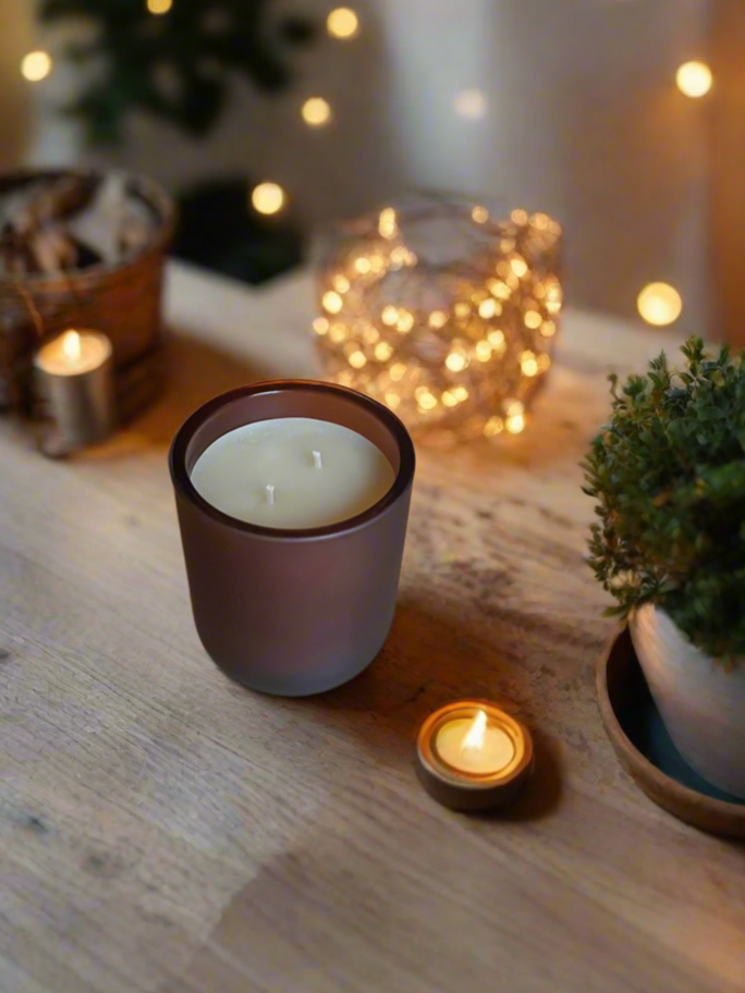 Warm Vanilla Beeswax Candle | Plant Extract Infused