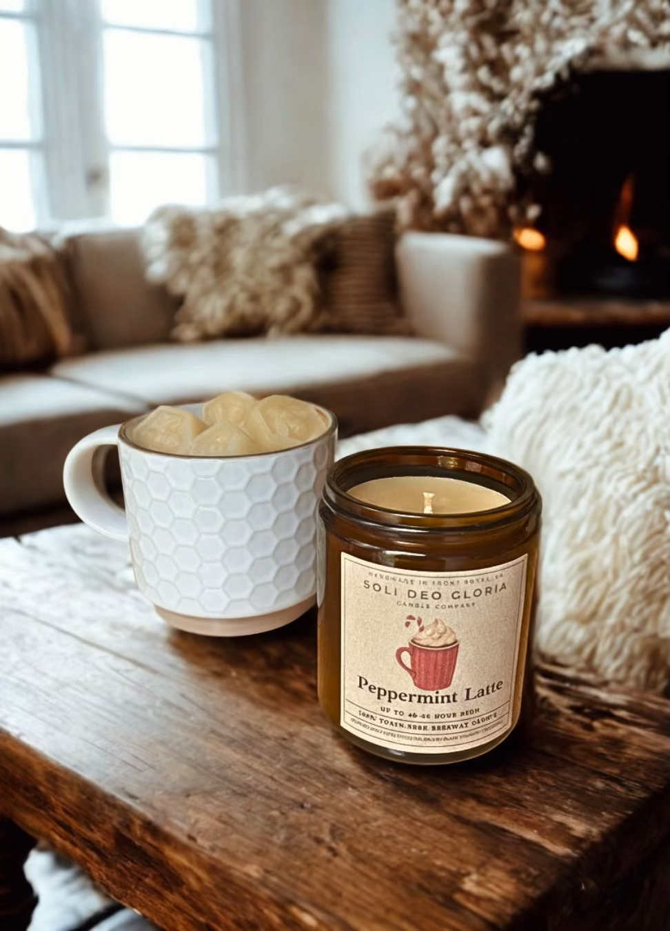 Fall & Winter Beeswax Candle Bundle | 4 Pack