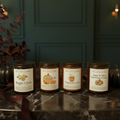 Fall & Winter Beeswax Candle Bundle | 4 Pack