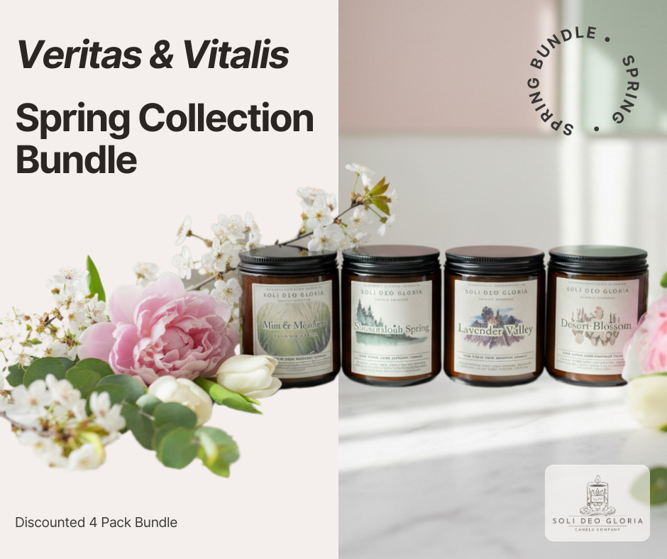Veritas & Vitalis Spring Collection | Hand-Poured 100% Beeswax Candle Gift Set