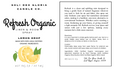 Lemon Drop Scented | Refresh Linen & Room Spray (Organic & Natural Options)