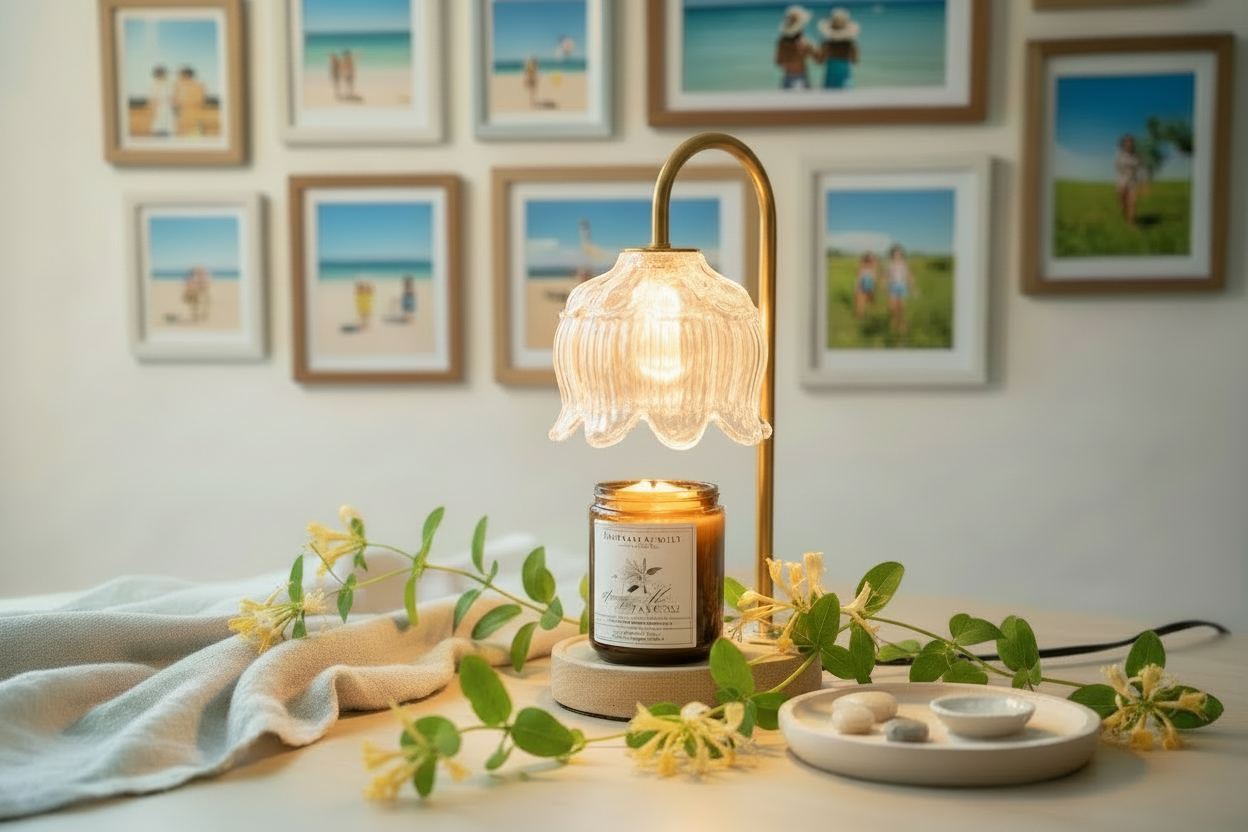 Lamp Warmer & Honeysuckle Wax Melts | Summer Starter Bundle