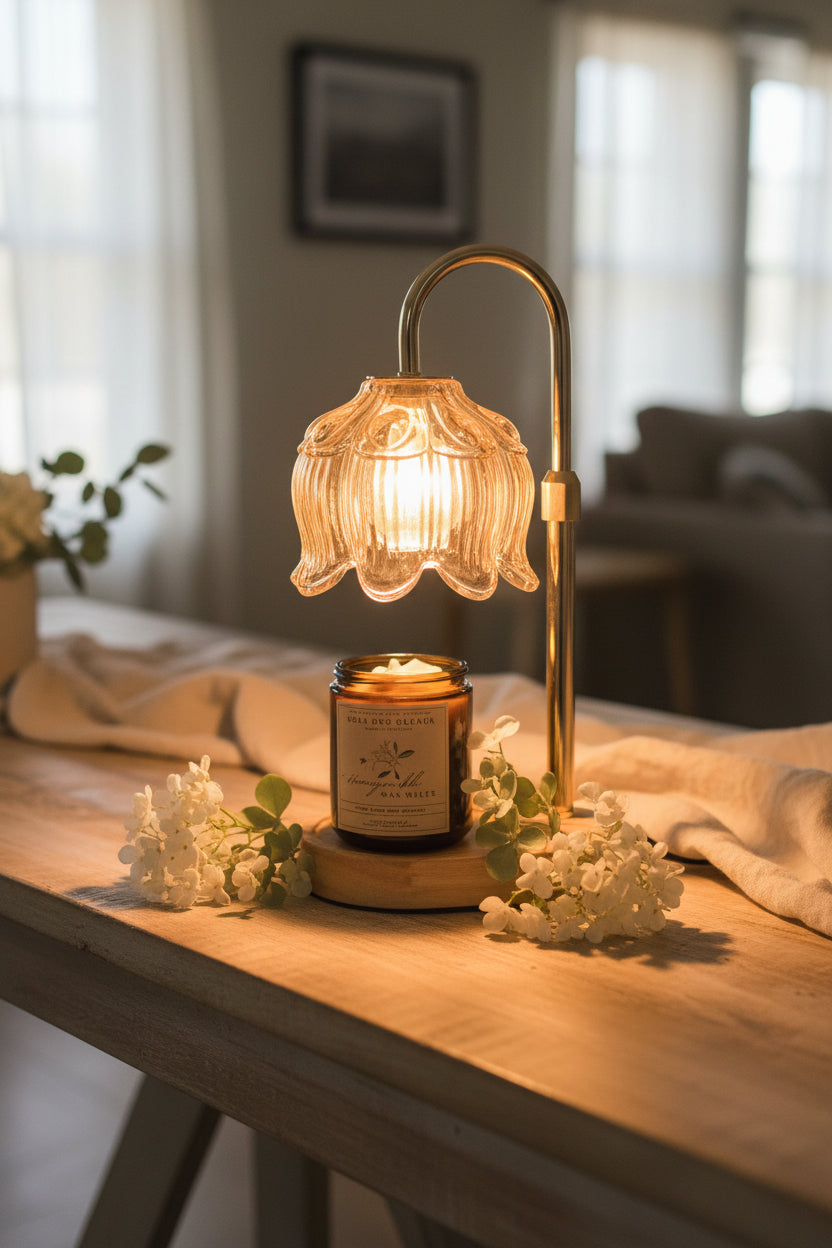 Lamp Warmer & Honeysuckle Wax Melts | Summer Starter Bundle