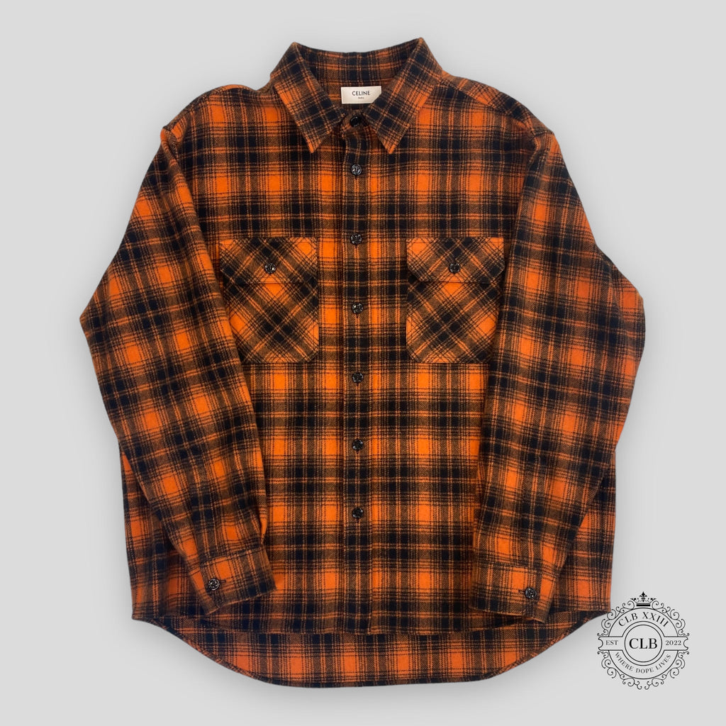 Celine Loose Shirt in Orange