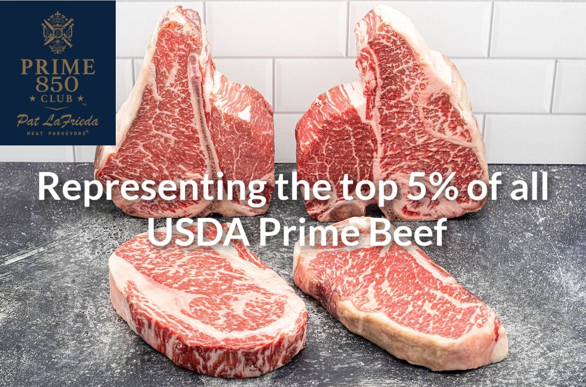 Prime 850 Club Beef Bone-In NY Strip Steak, Dry-Aged